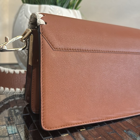 Strathberry Mini East/West Crochet Stitch Leather Shoulder Bag - Picture 12 of 13